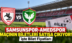 Samsunspor-Amedspor Maçının Biletleri Satışa Çıkıyor! İşte Bilet Fiyatları