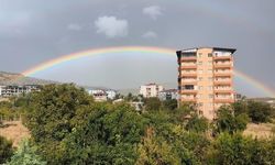 Diyarbakır'da Yağış Sonrası Gökkuşağı Şöleni