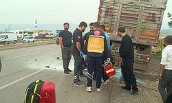 Motosiklet devrildi, sürücü hayatını kaybetti