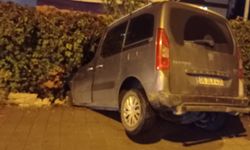 Akşam saatlerinde meydana gelen kazada araçlar hasar gördü