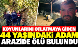 Koyunlarını Otlatmaya Giden 44 Yaşındaki Adam Arazide Ölü Bulundu