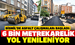 Bismil'de Asfalt Çalışmaları Başladı: 6 Bin Metrekarelik Yol Yenileniyor