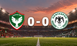 Amedspor-Konyaspor Maçında İlk Yarı Sona Erdi: 0-0