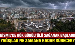 Bismil’de Gök Gürültülü Sağanak Başladı! Yağışlar Ne Zamana Kadar Sürecek?