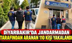 Diyarbakır’da Jandarmadan Tarafından Aranan 110 Kişi Yakalandı