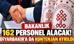 Bakanlık 162 Personel Alacak! Diyarbakır'a da Kontenjan Ayrıldı