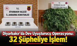 Diyarbakır'da Dev Uyuşturucu Operasyonu: 32 Şüpheliye İşlem!