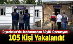 Diyarbakır'da Jandarmadan Büyük Operasyon: 105 Kişi Yakalandı!