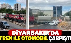 Diyarbakır’da tren ile otomobil çarpıştı