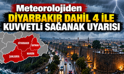 Meteorolojiden Diyarbakır Dahil 4 İle Kuvvetli Sağanak Uyarısı