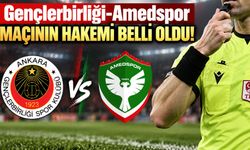 Gençlerbirliği-Amedspor Maçının Hakemi Belli Oldu!
