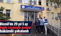 Bismil’de 29 yıl 5 ay hapis cezasıyla aranan hükümlü yakalandı