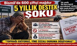 Bismil’de çiftçilerin destek mağduriyeti: Yaklaşık 600 üretici çözüm bekliyor