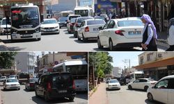 Ergani’de Botanik Park önündeki trafik sıkışıklığına çözüm çağrısı