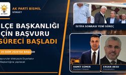 AK Parti Bismil İlçe Başkanlığı için başvuru süreci başladı