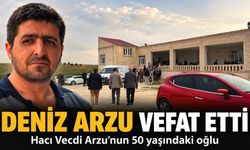 Çınar Belediyesi eski Başkanı Vecdi Arzu’nun oğlu Deniz Arzu vefat etti