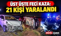 Üst Üste Feci Kaza: 21 Kişi Yaralandı