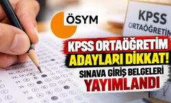 Kpss Ortaöğretim Adayları Dikkat! Sınava Giriş Belgeleri Yayımlandı