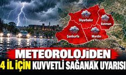 Meteorolojiden 4 İl İçin Kuvvetli Sağanak Uyarısı
