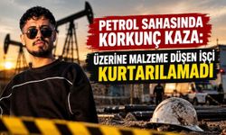 Petrol Sahasında Korkunç Kaza: Üzerine Malzeme Düşen İşçi Kurtarılamadı