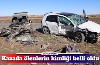 Bismil’de otomobilin parçalandığı kazada 2 kişi öldü