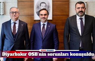 Diyarbakır Organize Sanayi Bölgesi konusu Bakan ile görüşüldü