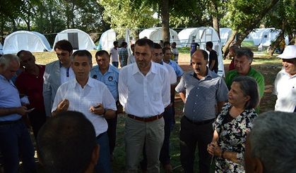 Diyarbakır 3000 kişilik çadır kent kent kuruyor