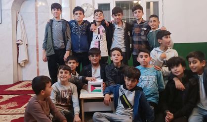 Diyarbakır’da Kur'an kursu öğrencilerinden Gazze'ye yardım