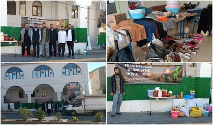 Diyarbakır’ın ilçesinde Filistin'e yardım etkinliği