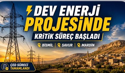 Bismil, Mardin ve Savur’u  İlgilendiren Dev Enerji Projesinde Kritik Süreç Başladı"