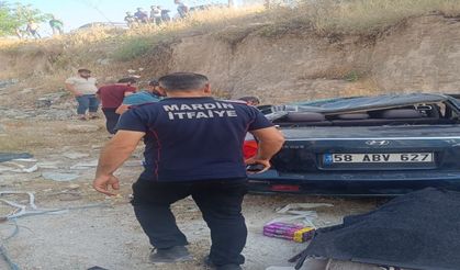 Çocukların El Frenini İndirdiği Otomobil Boş Araziye Uçtu: 2 Yara