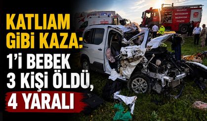 Katliam Gibi Kaza: 1'i Bebek 3 Kişi Öldü, 4 Yaralı