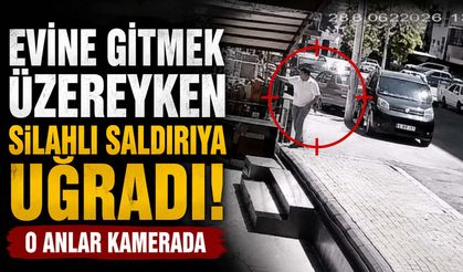 Evine Gitmek Üzereyken Silahlı Saldırıya Uğradı: O Anlar Kamerada