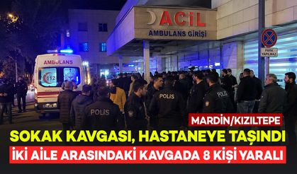 İki Aile Arasında Sokakta Başlayan Kavga Hastaneye Kadar Taşındı! 8 Kişi Yaralandı