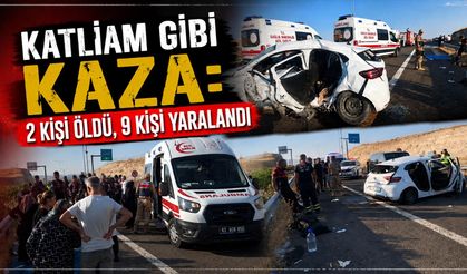 Kara Yolunda Feci Kaza: 2 Kişi Öldü, 9 Kişi Yaralandı