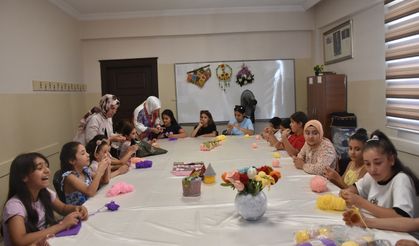 Şahinbey’de çocuklar yaz tatilini üretime dönüştürüyor