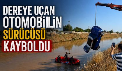 Dereye Uçan Otomobilin Sürücüsü Kayboldu