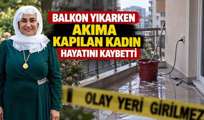 Balkon yıkarken akıma kapılan kadın hayatını kaybetti