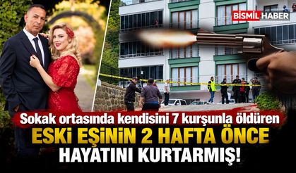 Sokak ortasında kendisini 7 kurşunla öldüren eski eşinin 2 hafta önce hayatını kurtarmış
