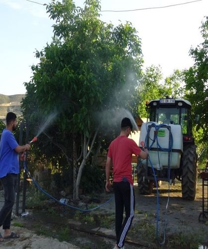 Bağ Ve Bahçelerde İlaçlama Mesaisi Başladı