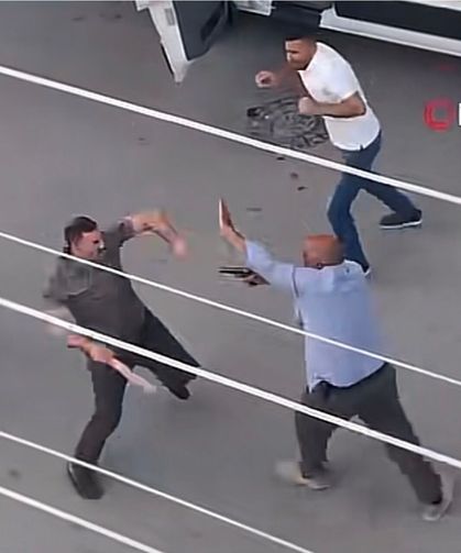 Başkentte kan donduran kavga kamerada