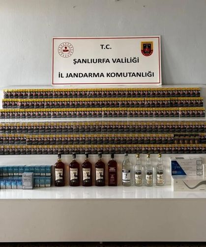 Jandarmada Kaçak 2 Bin 558 Paket Sigara Ele Geçirdi