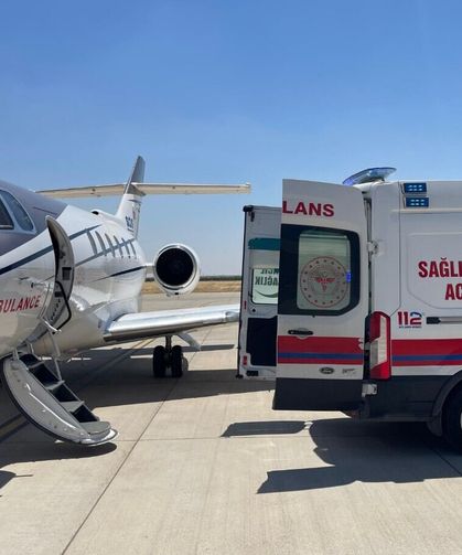 Bartter Sendromu Tanılı Avşin Ajda Bebek Ambulans Uçakla Sevk Edildi