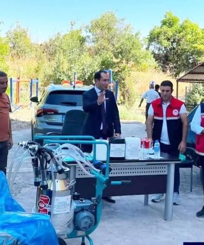 Hayvancılığı Geliştirme Projesi Kapsamında Ekipman Dağıtımı Yapıldı