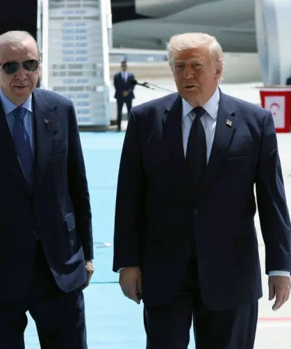 Trump'ı Taşıyan Uçak NATO Liderler Zirvesi İçin Ankara'ya İndi