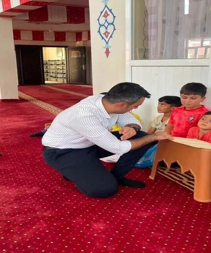 Kaymakam ve Müftü Vekilinden Yaz Kur'an Kursuna Ziyaret