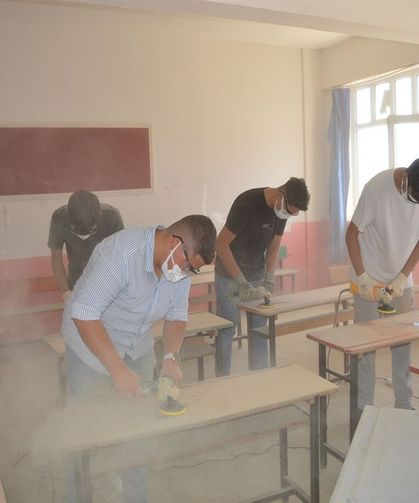 Mesleki Lisesi Öğrencileri  İlçedeki Sıraları Yeniledi