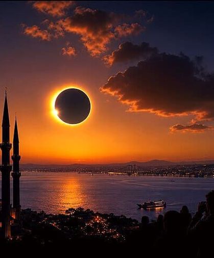 Tam Güneş Tutulması Başlıyor