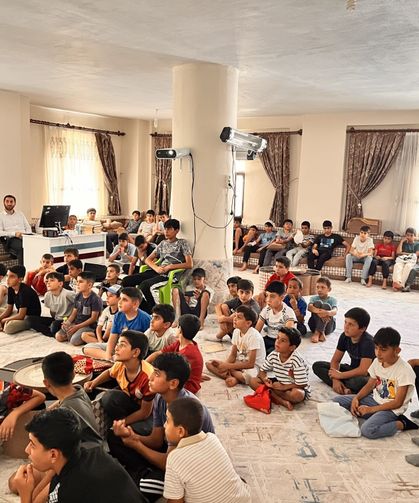 Diyarbakır'da Kur'an kursu öğrencilerine gençlik merkezi etkinliği