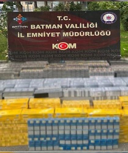 Polis Ekipleri 18 Bin 910 Paket Kaçak Sigara Ele Geçirdi